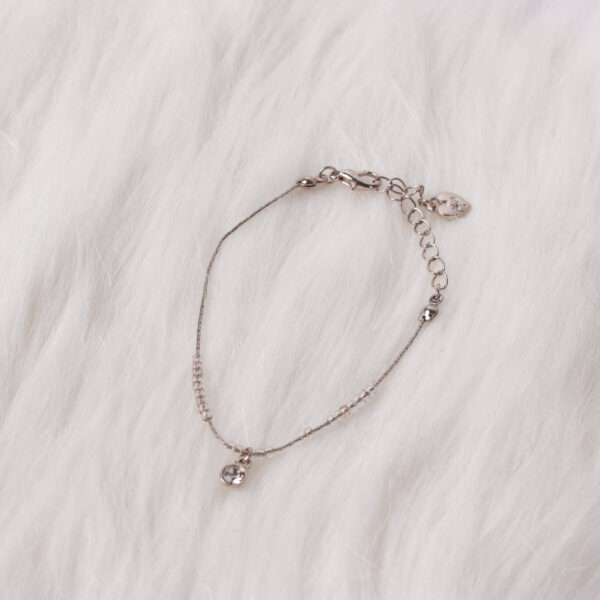 Lipsy Dainty Silver Jewel Bracelet - Image 2