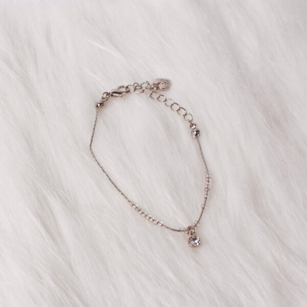 Lipsy Dainty Silver Jewel Bracelet