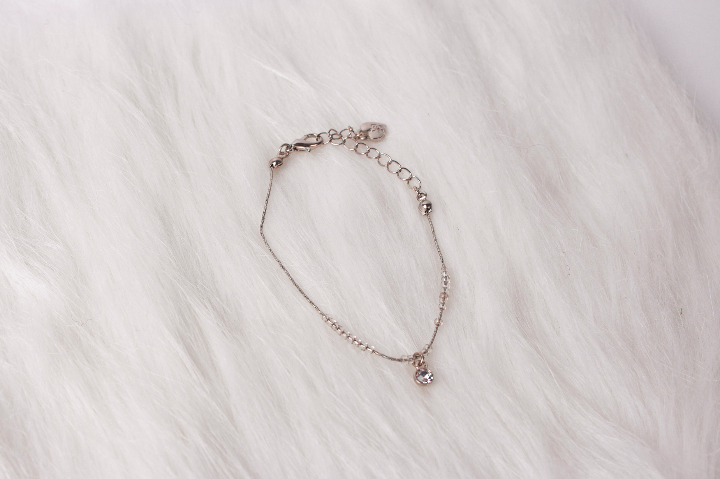 Lipsy Dainty Silver Jewel Bracelet