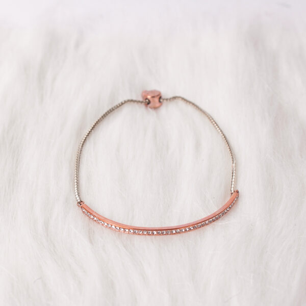 Rose Gold Bracelet with Jewels