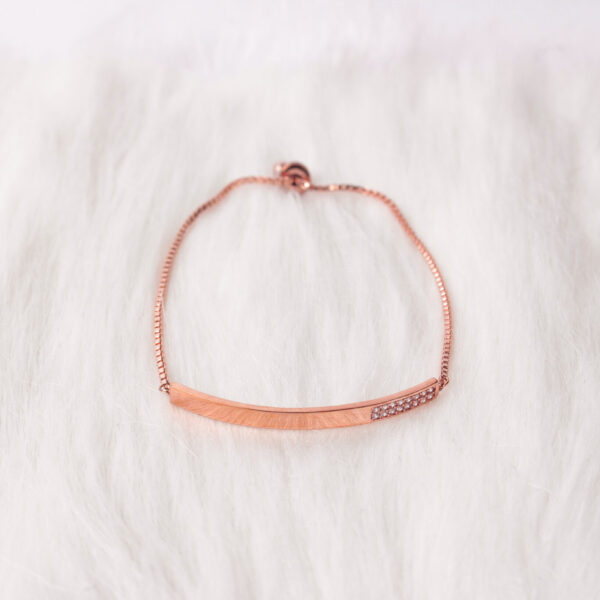Rose Gold Bar Bracelet