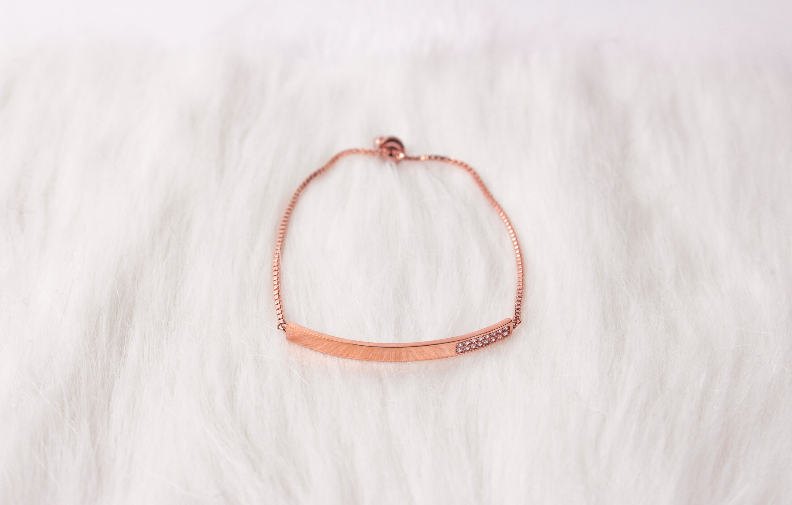 Rose Gold Bar Bracelet