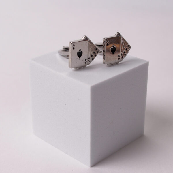 Royal Flush Spades Cufflinks