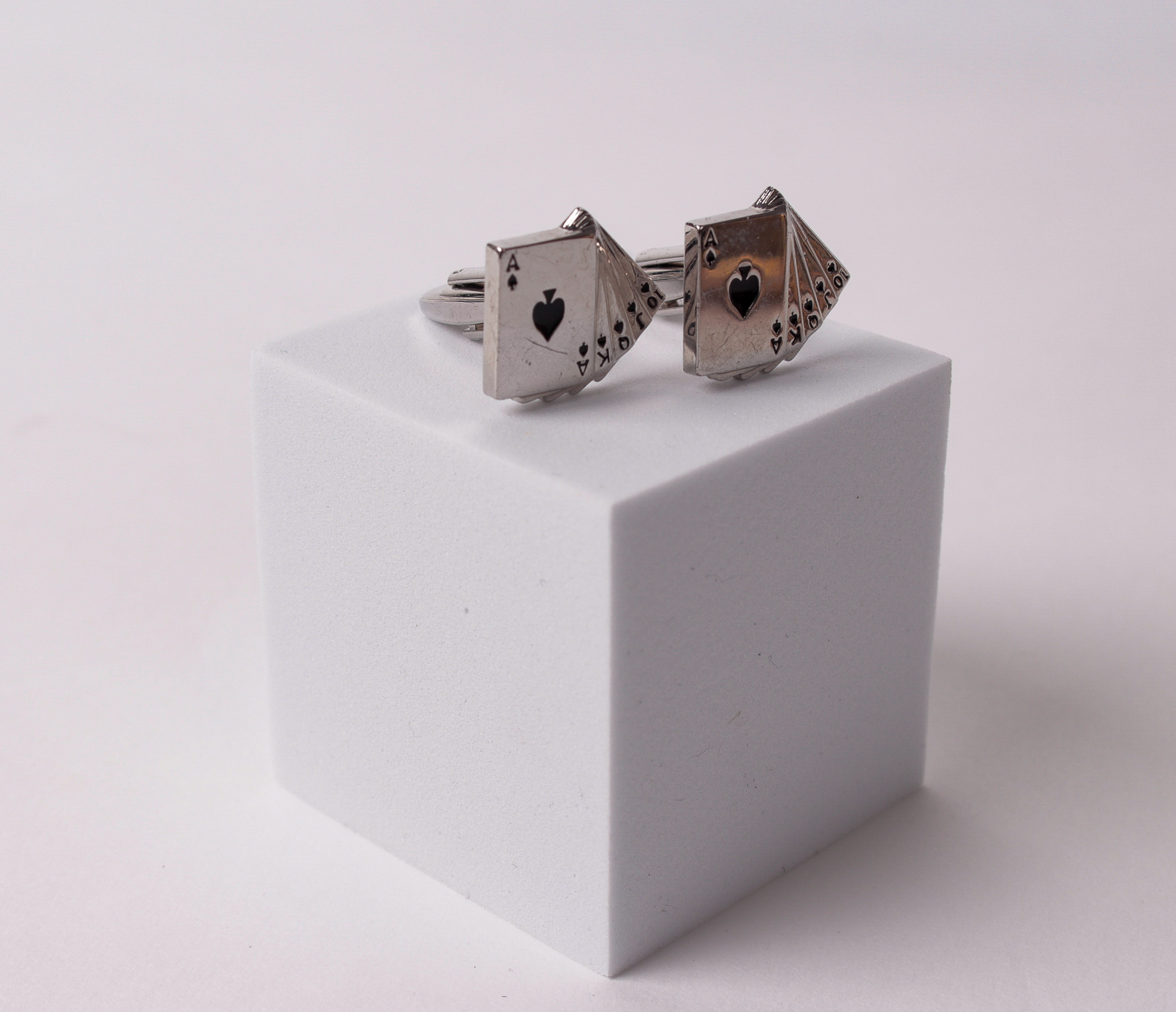 Royal Flush Spades Cufflinks